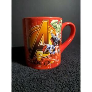 Marvel Avengers Assemble Red Mug EUC